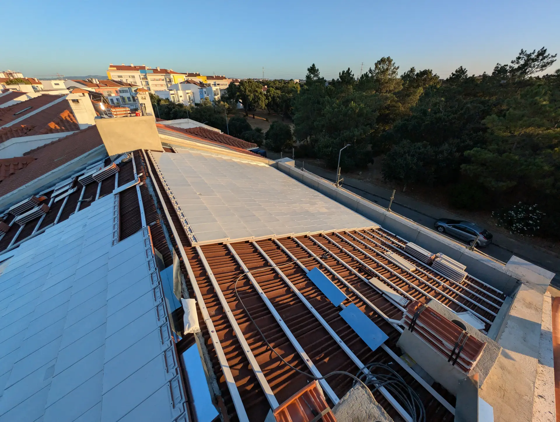 Moradia em Banda — Quinta da Prata — Telhado