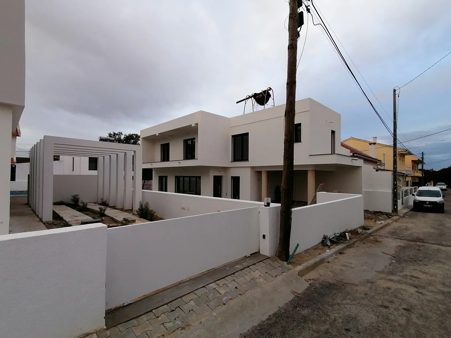 Moradia Pinhal dos Frades — Processo de obra