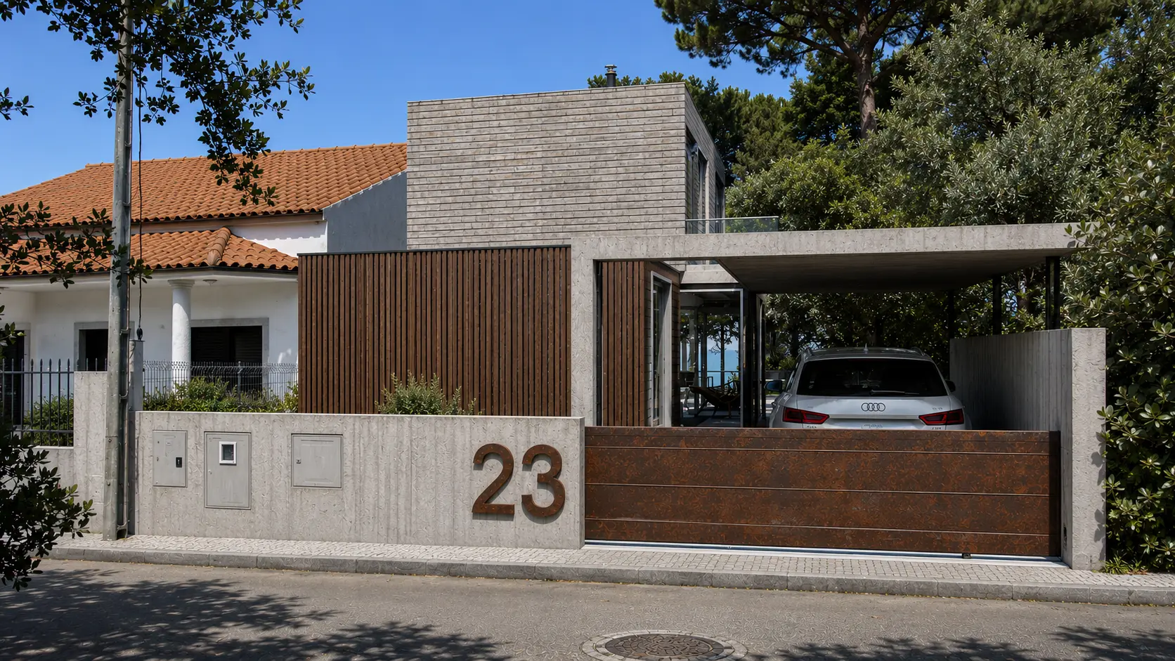 Moradia Wood — Projeto