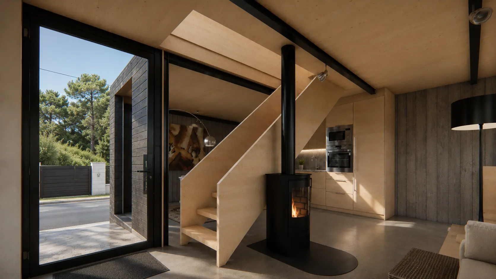 Moradia Wood — Projeto