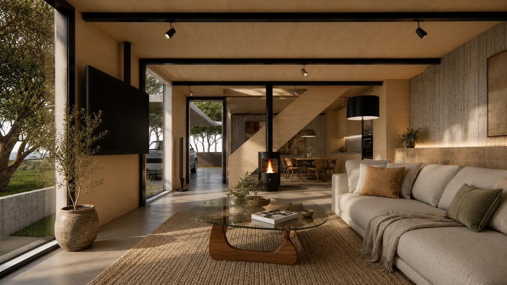 Moradia Wood — Projeto