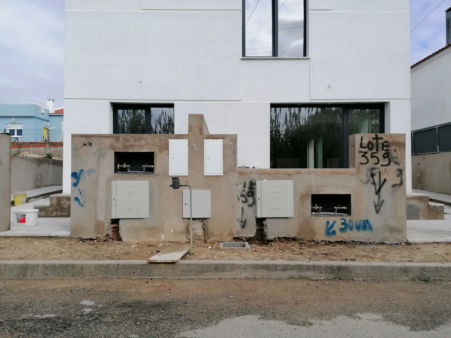 Moradias Estevão — Desenvolvimento de obra