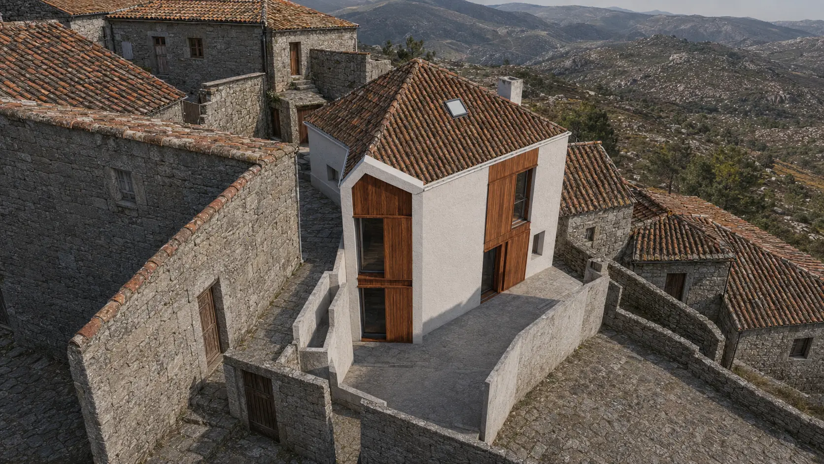 Reconstrução de Moradia no Rossão — Projeto